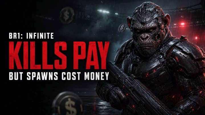 BR1: Infinite Pays for Kills, but Every Spawn Costs Money
