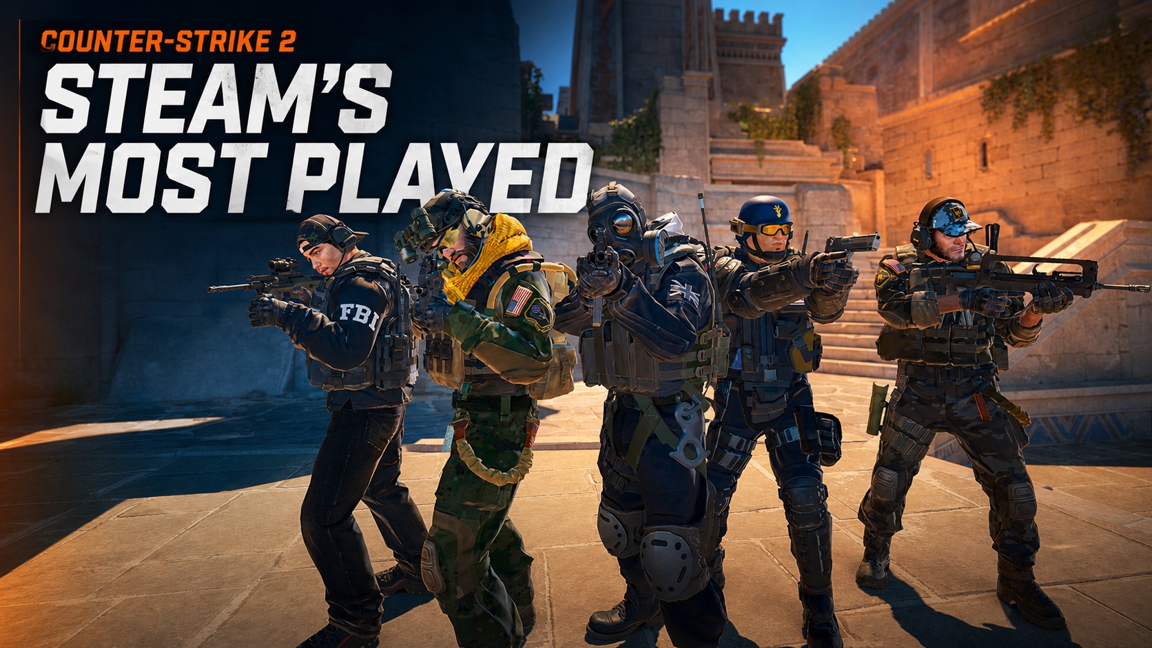 Top 10 Most Played Steam Games in August 2026