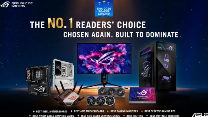 ASUS Wins Ten 2026 European Hardware Association Reader Awards