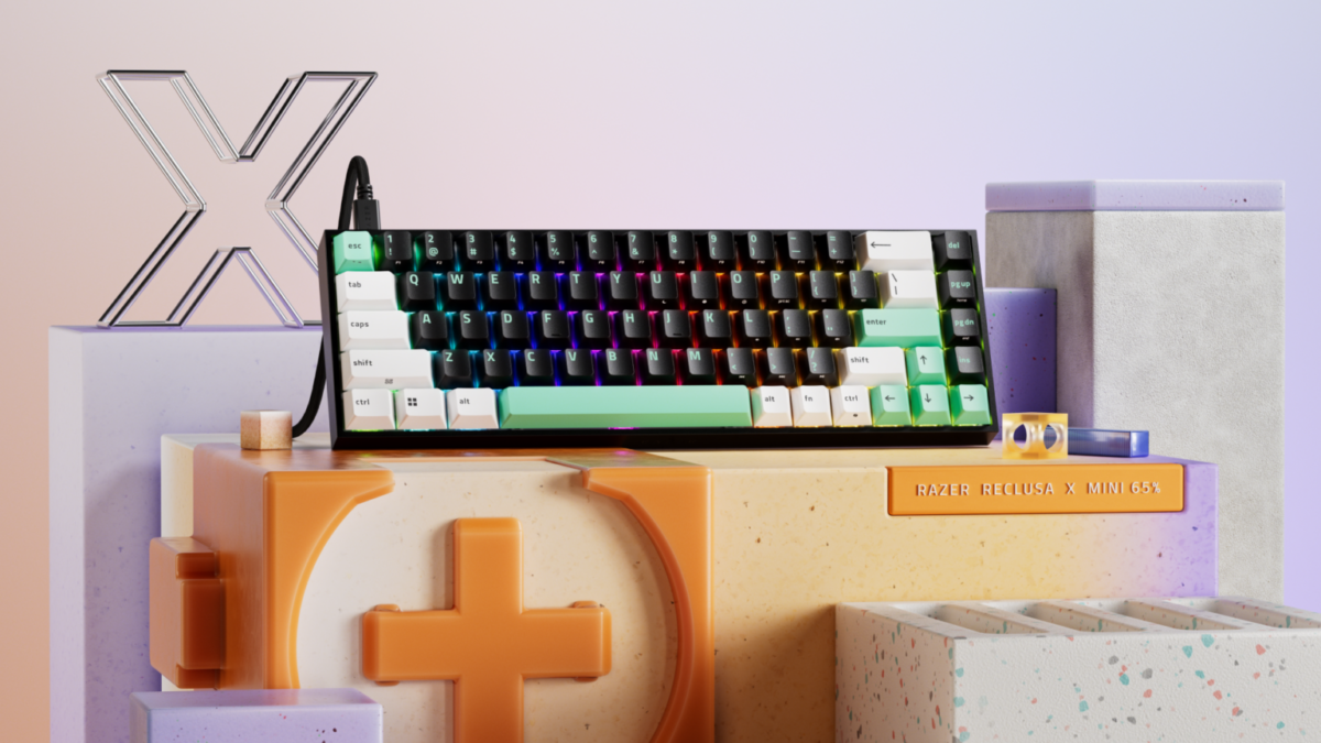 Your Board. Your Rules. Razer Introduces the Reclusa X Mini 65%
