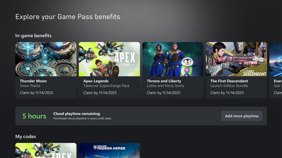 Xbox Cloud Gaming adds monthly hour limits from November