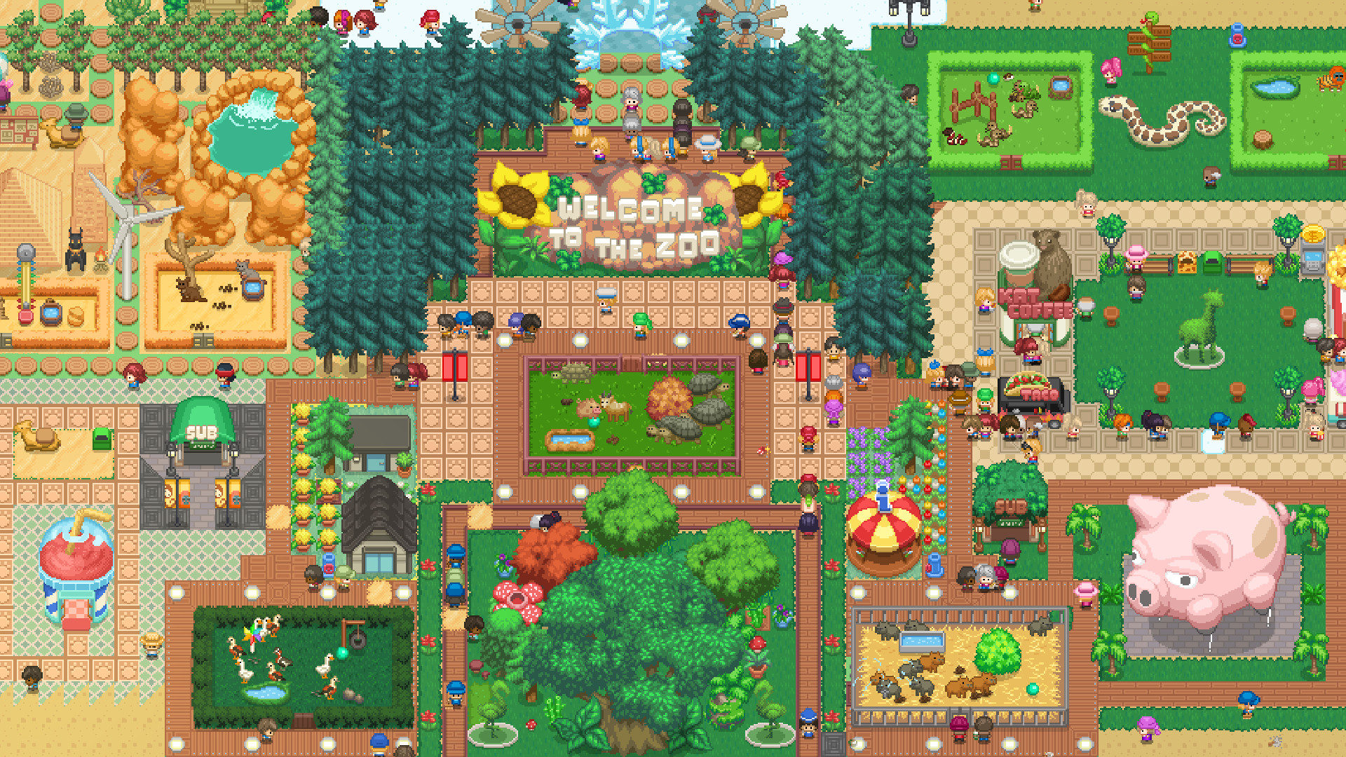 Let’s Build a Zoo gameplay, official screenshot