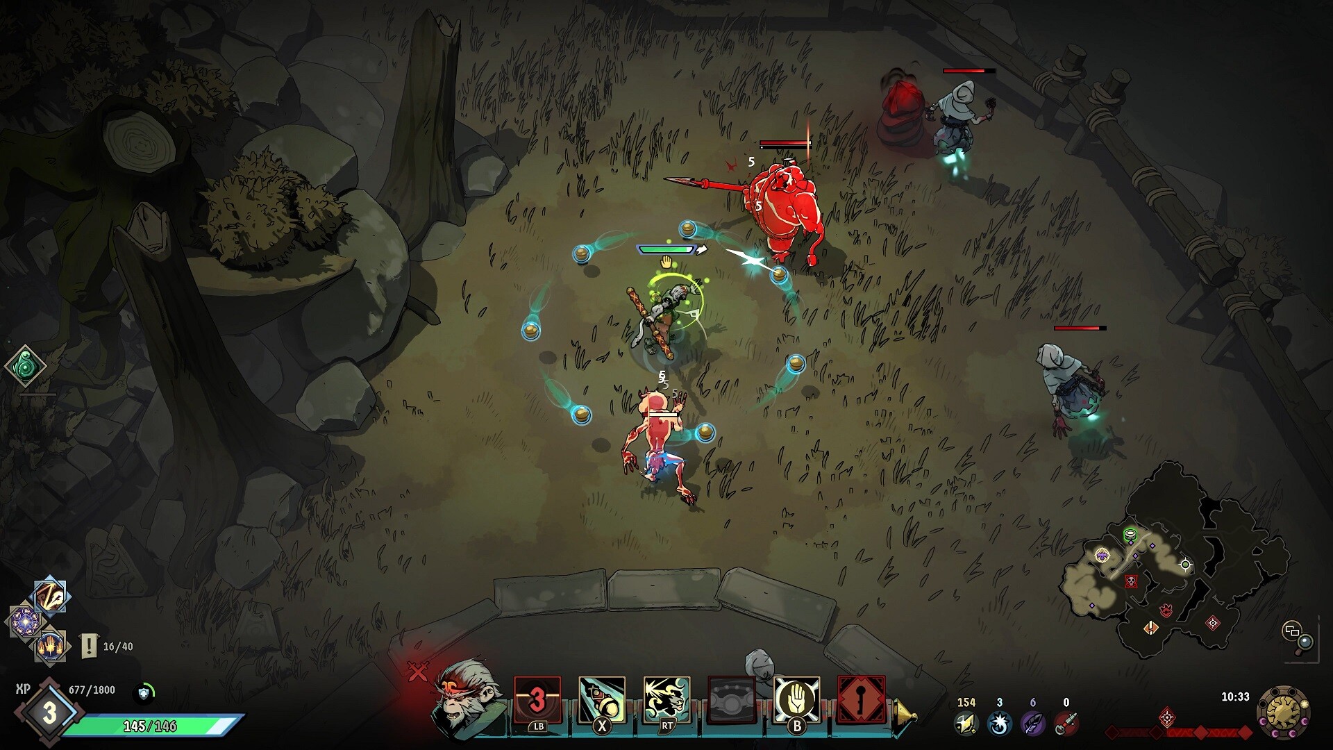 Ravenswatch gameplay, official screenshot