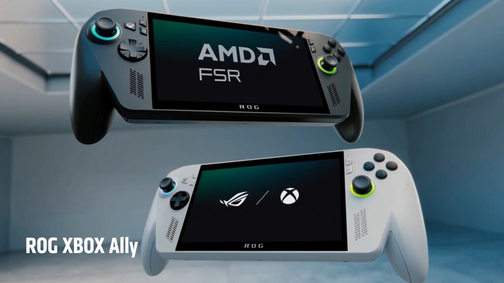 ROG Xbox Ally handhelds with AMD FSR